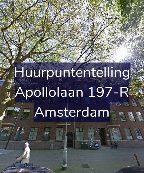 Foto gevel Huurpuntentelling voor Apollolaan 197-R, Amsterdam
