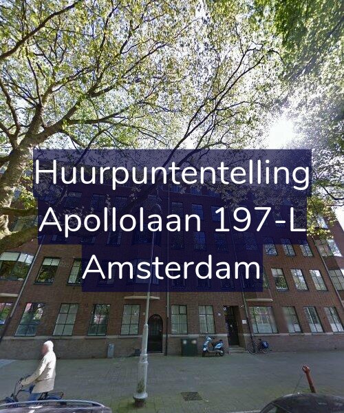 Foto gevel Huurpuntentelling voor Apollolaan 197-L, Amsterdam