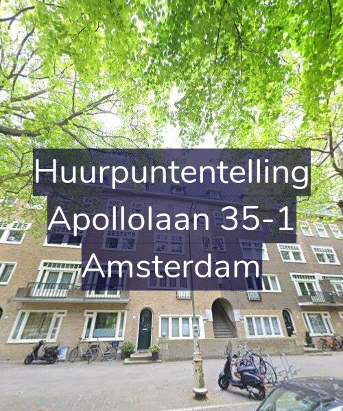 Foto gevel Huurpuntentelling voor Apollolaan 35-1, Amsterdam