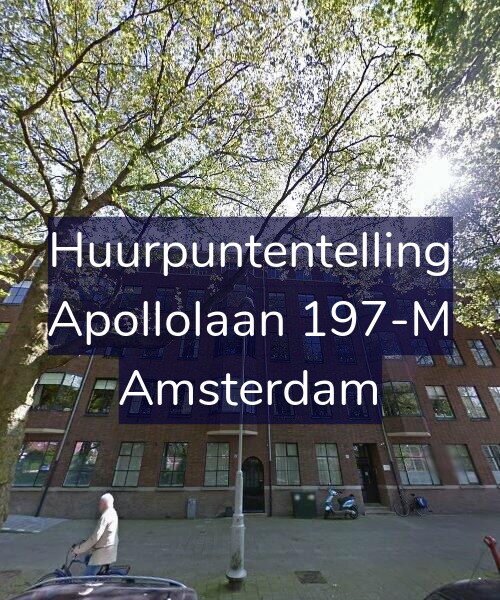 Foto gevel Huurpuntentelling voor Apollolaan 197-M, Amsterdam