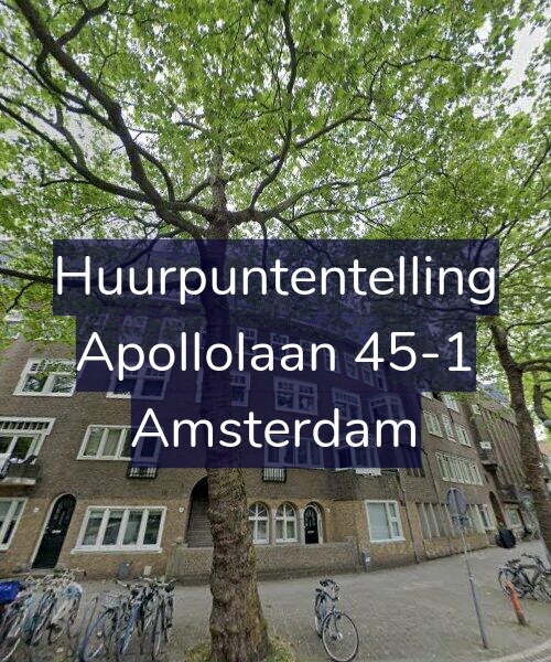 Foto gevel Huurpuntentelling voor Apollolaan 45-1, Amsterdam