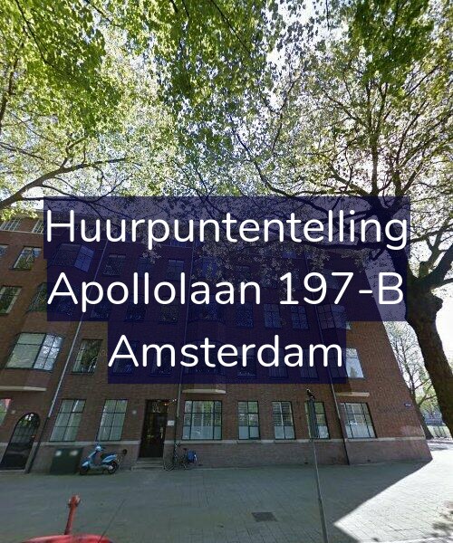 Foto gevel Huurpuntentelling voor Apollolaan 197-B, Amsterdam