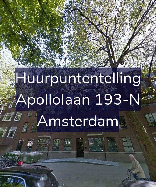 Foto gevel Huurpuntentelling voor Apollolaan 193-N, Amsterdam