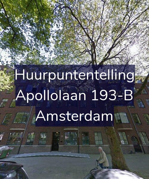 Foto gevel Huurpuntentelling voor Apollolaan 193-B, Amsterdam