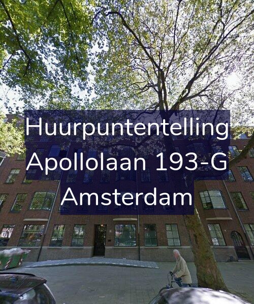 Foto gevel Huurpuntentelling voor Apollolaan 193-G, Amsterdam