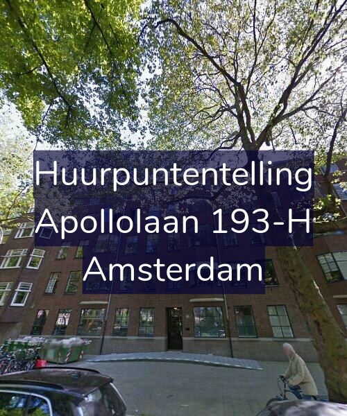 Foto gevel Huurpuntentelling voor Apollolaan 193-H, Amsterdam