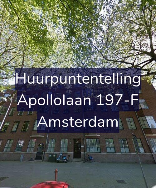 Foto gevel Huurpuntentelling voor Apollolaan 197-F, Amsterdam