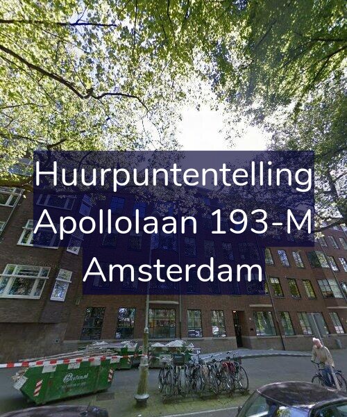 Foto gevel Huurpuntentelling voor Apollolaan 193-M, Amsterdam