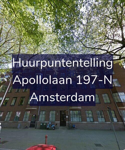 Foto gevel Huurpuntentelling voor Apollolaan 197-N, Amsterdam