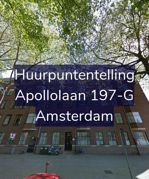 Foto gevel Huurpuntentelling voor Apollolaan 197-G, Amsterdam