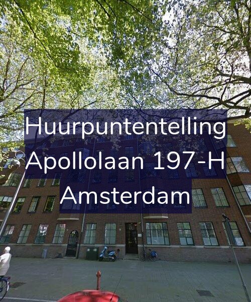Foto gevel Huurpuntentelling voor Apollolaan 197-H, Amsterdam