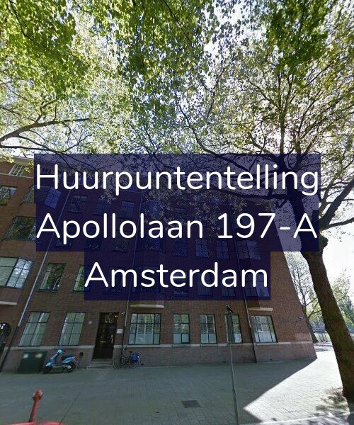 Foto gevel Huurpuntentelling voor Apollolaan 197-A, Amsterdam