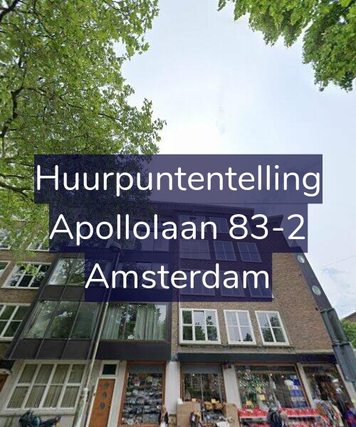 Foto gevel Huurpuntentelling voor Apollolaan 83-2, Amsterdam
