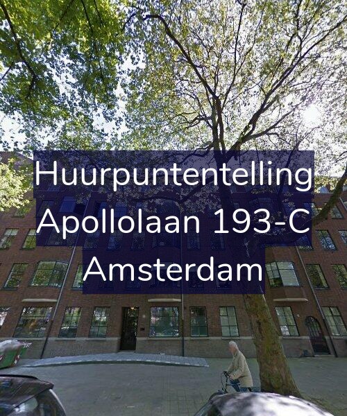 Foto gevel Huurpuntentelling voor Apollolaan 193-C, Amsterdam
