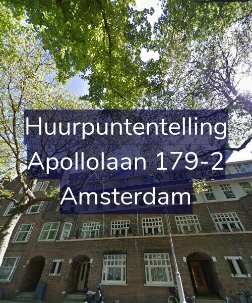 Foto gevel Huurpuntentelling voor Apollolaan 179-2, Amsterdam