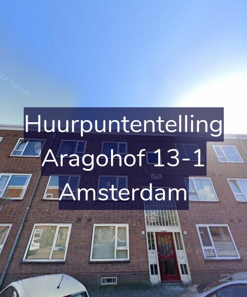 Foto gevel Huurpuntentelling voor Aragohof 13-1, Amsterdam
