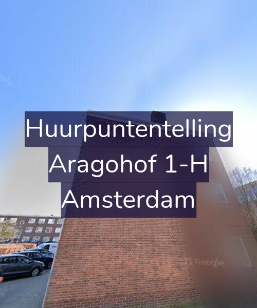 Foto gevel Huurpuntentelling voor Aragohof 1-H, Amsterdam