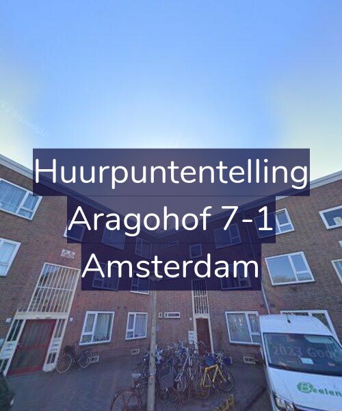 Foto gevel Huurpuntentelling voor Aragohof 7-1, Amsterdam