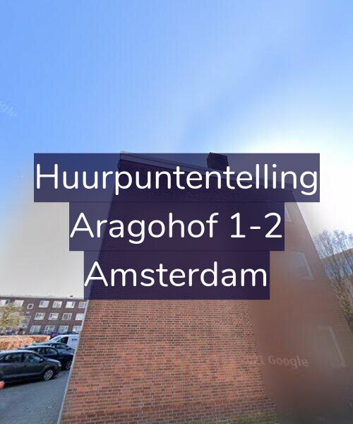 Foto gevel Huurpuntentelling voor Aragohof 1-2, Amsterdam