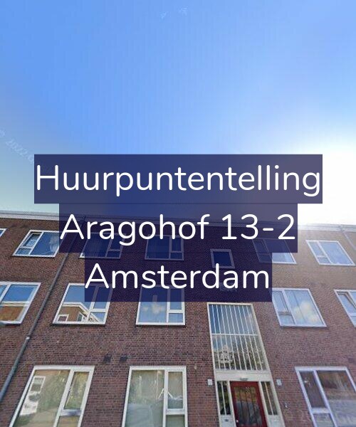 Foto gevel Huurpuntentelling voor Aragohof 13-2, Amsterdam