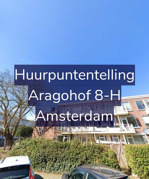 Foto gevel Huurpuntentelling voor Aragohof 8-H, Amsterdam