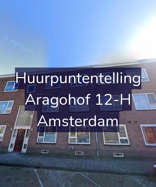 Foto gevel Huurpuntentelling voor Aragohof 12-H, Amsterdam