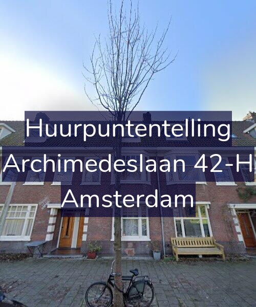 Foto gevel Huurpuntentelling voor Archimedeslaan 42-H, Amsterdam