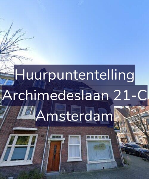 Foto gevel Huurpuntentelling voor Archimedeslaan 21-C, Amsterdam