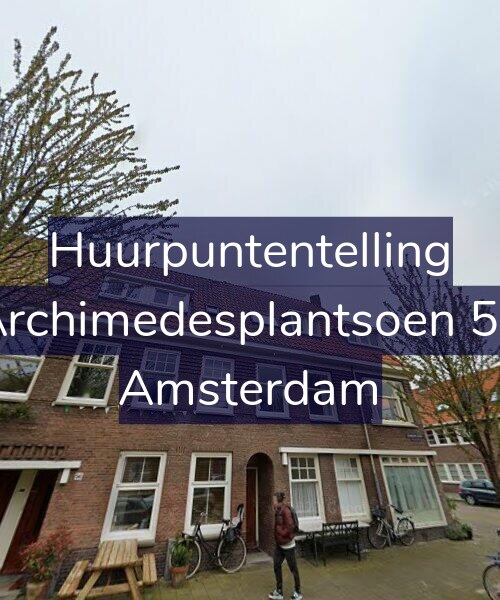 Foto gevel Huurpuntentelling voor Archimedesplantsoen 54, Amsterdam