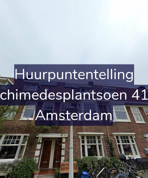 Foto gevel Huurpuntentelling voor Archimedesplantsoen 41-1, Amsterdam