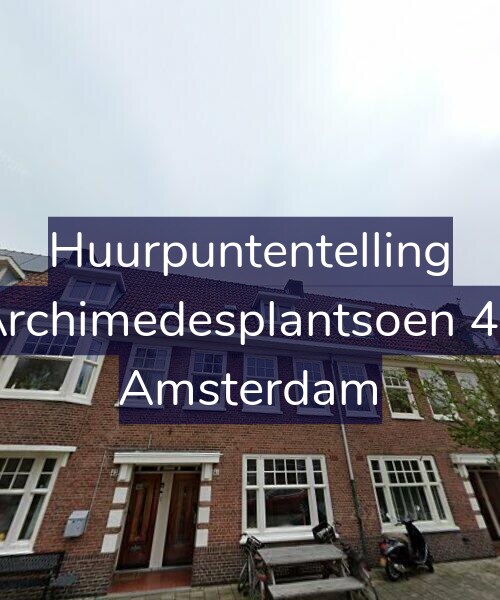 Foto gevel Huurpuntentelling voor Archimedesplantsoen 45, Amsterdam