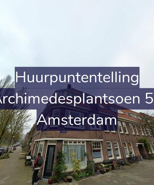 Foto gevel Huurpuntentelling voor Archimedesplantsoen 52, Amsterdam