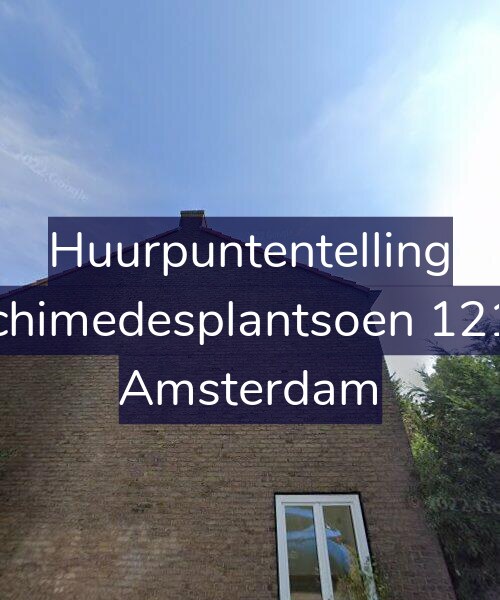 Foto gevel Huurpuntentelling voor Archimedesplantsoen 121-1, Amsterdam