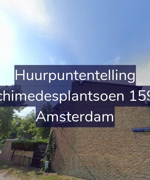 Foto gevel Huurpuntentelling voor Archimedesplantsoen 159-1, Amsterdam