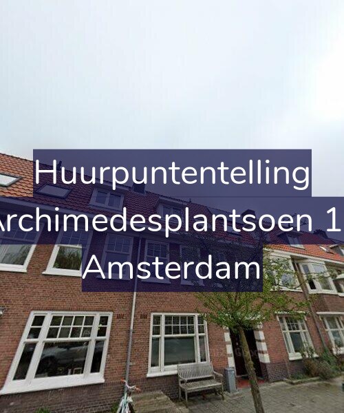 Foto gevel Huurpuntentelling voor Archimedesplantsoen 15, Amsterdam