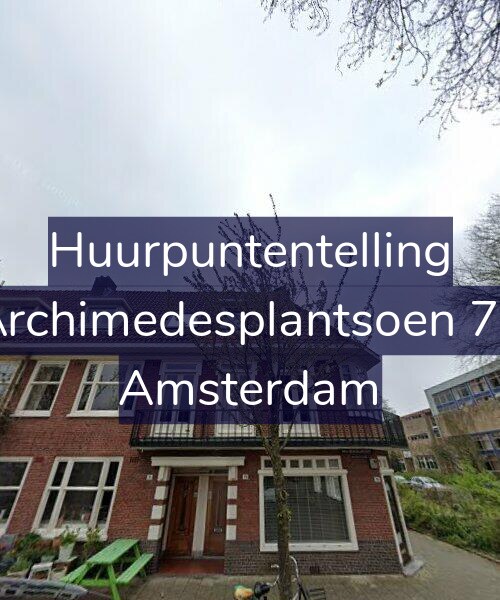 Foto gevel Huurpuntentelling voor Archimedesplantsoen 73, Amsterdam