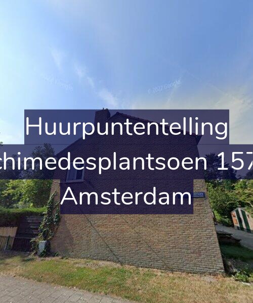 Foto gevel Huurpuntentelling voor Archimedesplantsoen 157-H, Amsterdam