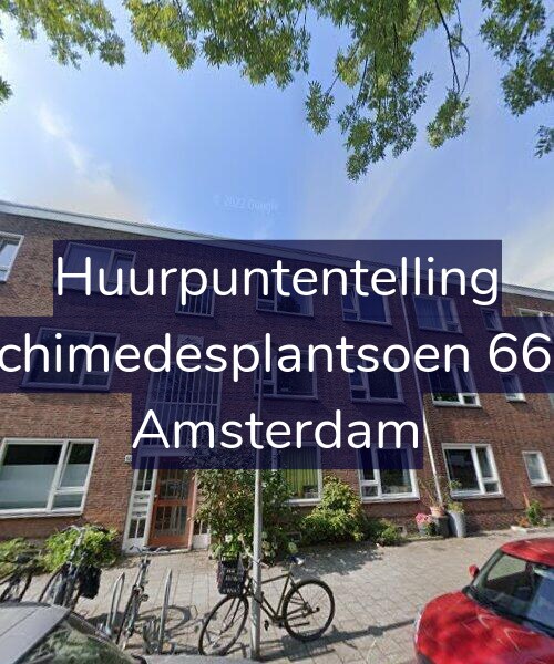 Foto gevel Huurpuntentelling voor Archimedesplantsoen 66-H, Amsterdam