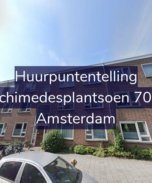 Foto gevel Huurpuntentelling voor Archimedesplantsoen 70-H, Amsterdam