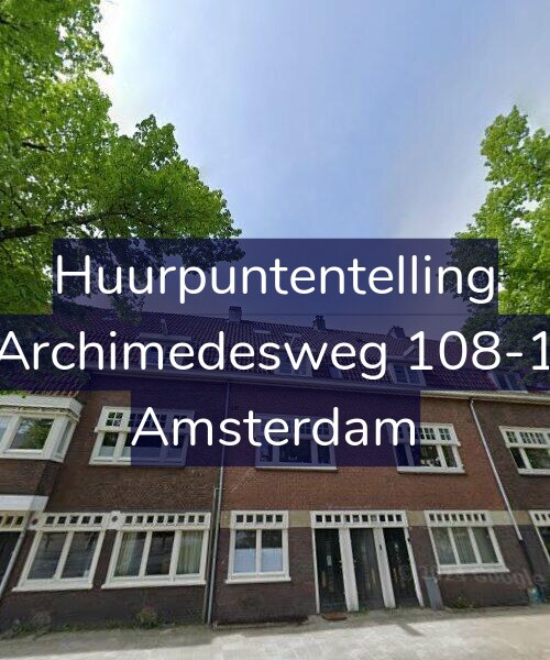 Foto gevel Huurpuntentelling voor Archimedesweg 108-1, Amsterdam