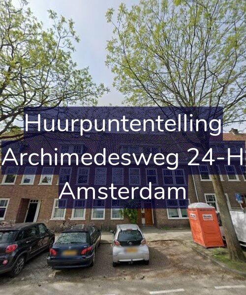 Foto gevel Huurpuntentelling voor Archimedesweg 24-H, Amsterdam