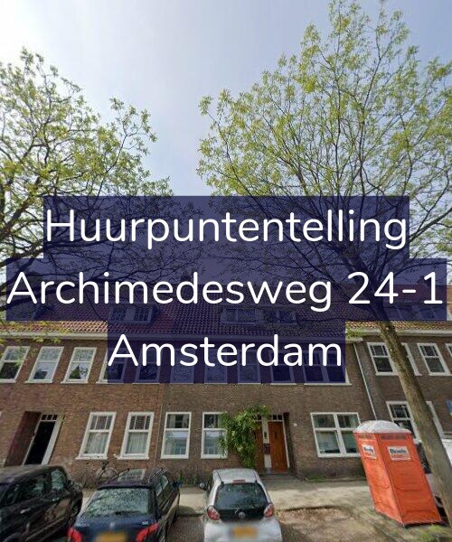 Foto gevel Huurpuntentelling voor Archimedesweg 24-1, Amsterdam