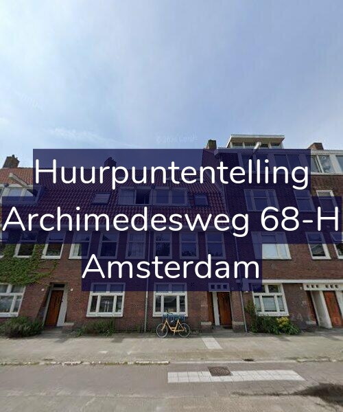 Foto gevel Huurpuntentelling voor Archimedesweg 68-H, Amsterdam