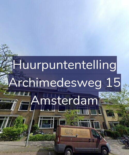 Foto gevel Huurpuntentelling voor Archimedesweg 15, Amsterdam