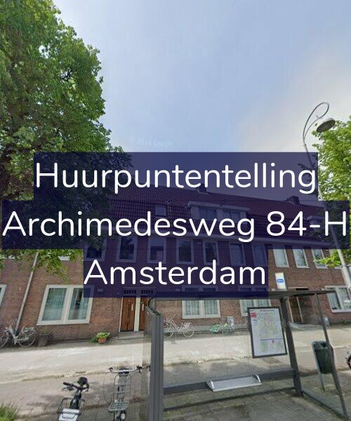 Foto gevel Huurpuntentelling voor Archimedesweg 84-H, Amsterdam