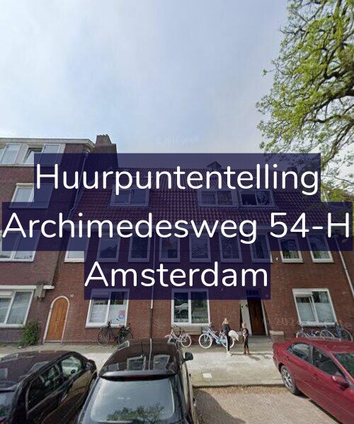 Foto gevel Huurpuntentelling voor Archimedesweg 54-H, Amsterdam