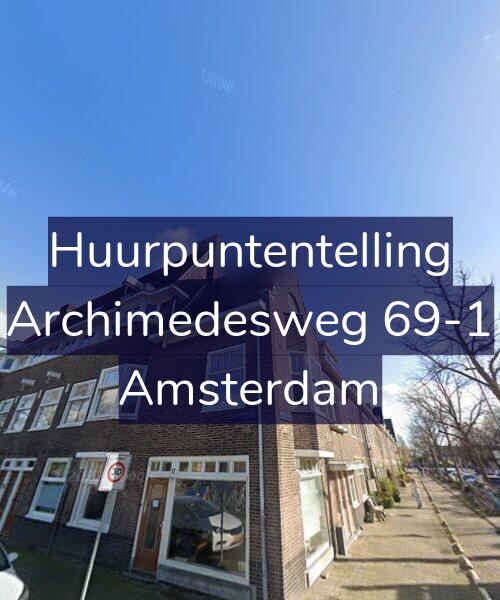 Foto gevel Huurpuntentelling voor Archimedesweg 69-1, Amsterdam