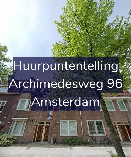 Foto gevel Huurpuntentelling voor Archimedesweg 96, Amsterdam