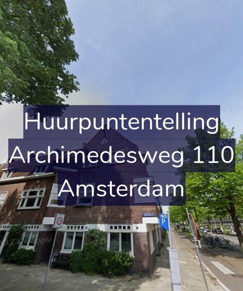 Foto gevel Huurpuntentelling voor Archimedesweg 110, Amsterdam