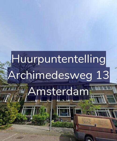 Foto gevel Huurpuntentelling voor Archimedesweg 13, Amsterdam